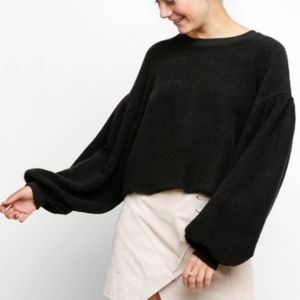 Free People Sleeves Like This Sweater, Large